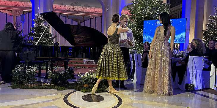 Séverine Ferrolier, Luca Giaccio und Pianistin Vivian Walser (©Foto: Martin Schmitz) 